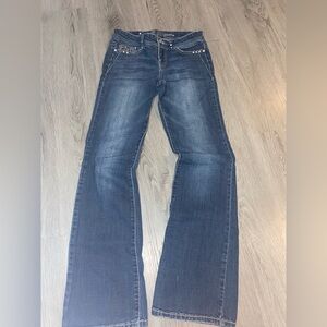 Vanity Dark Blue Flare Jeans